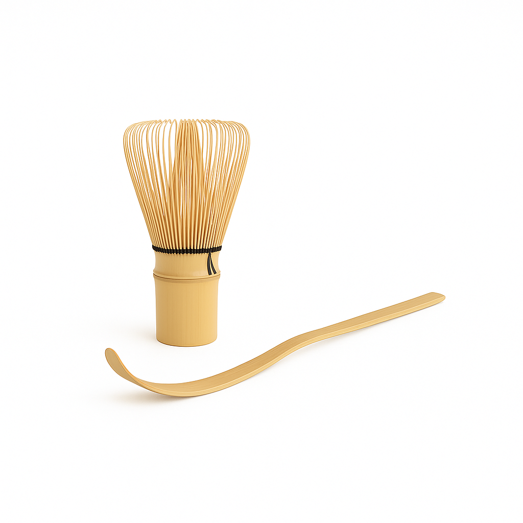 Whisk + Chashaku | Bamboe klopper + Bamboe lepel