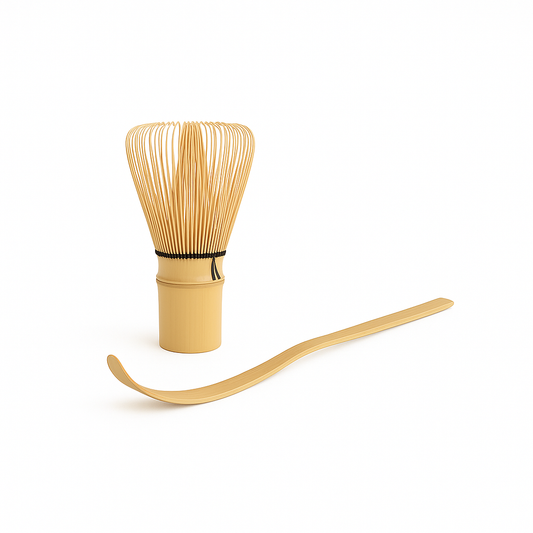 Whisk + Chashaku | Bamboe klopper + Bamboe lepel