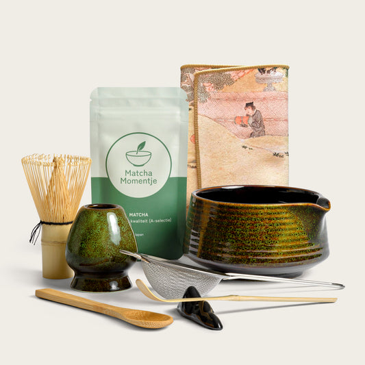 Premium Matcha Set | Donkergroen