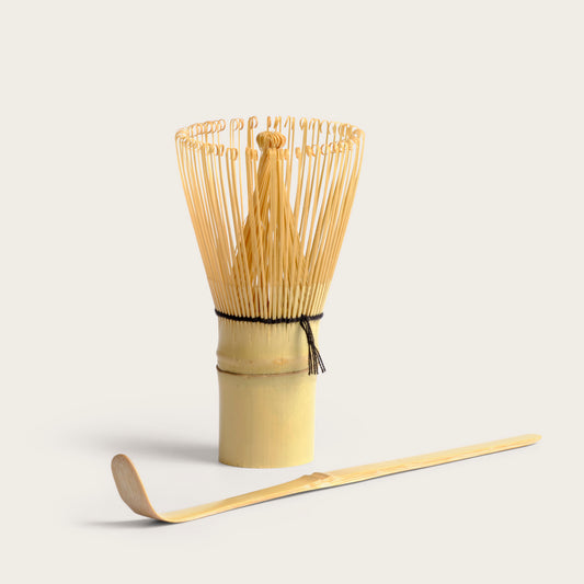 Whisk + Chashaku | Bamboe klopper + Bamboe lepel